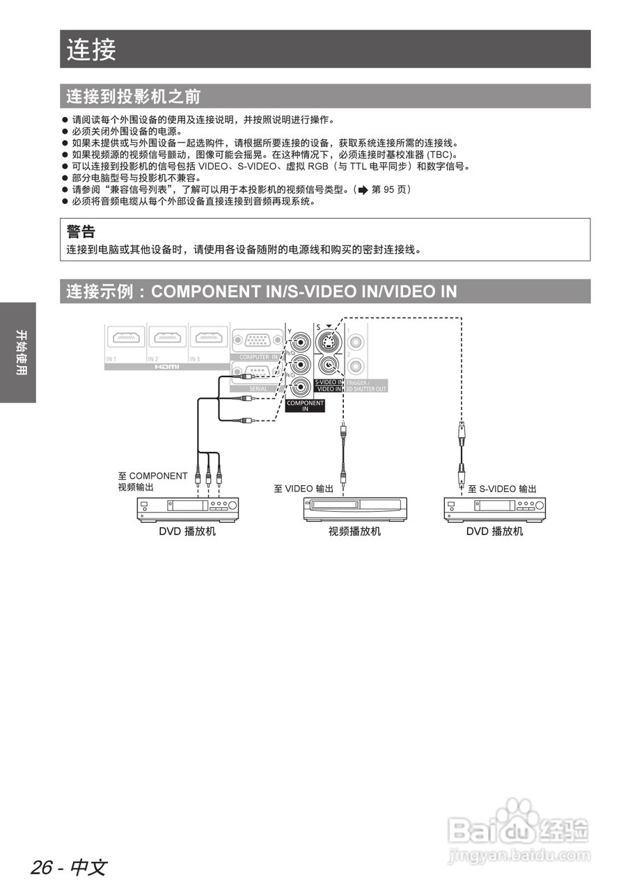 松下投影机PT-AE7000说明书:[3]