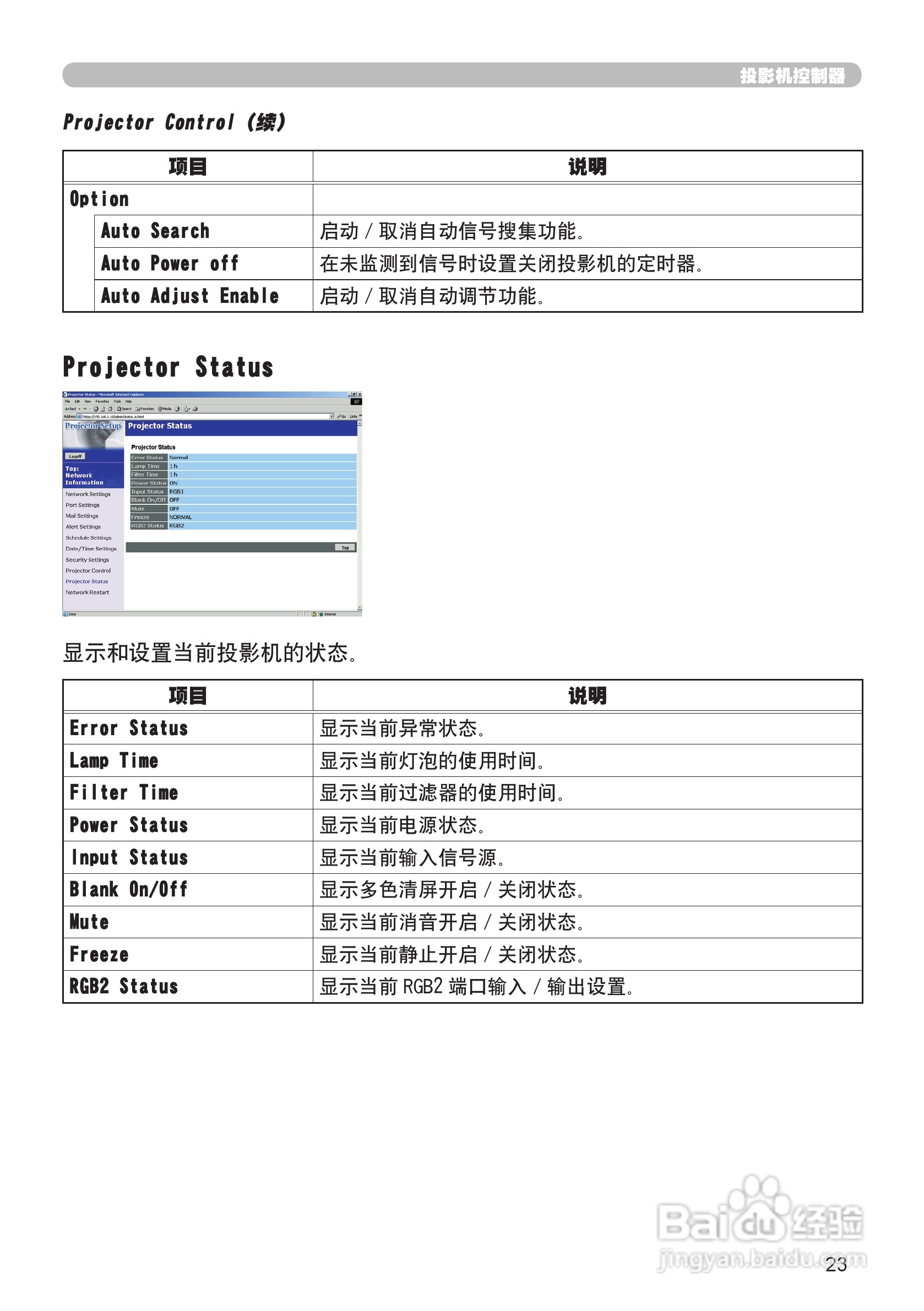 日立CP-S245投影机使用说明书:[8]