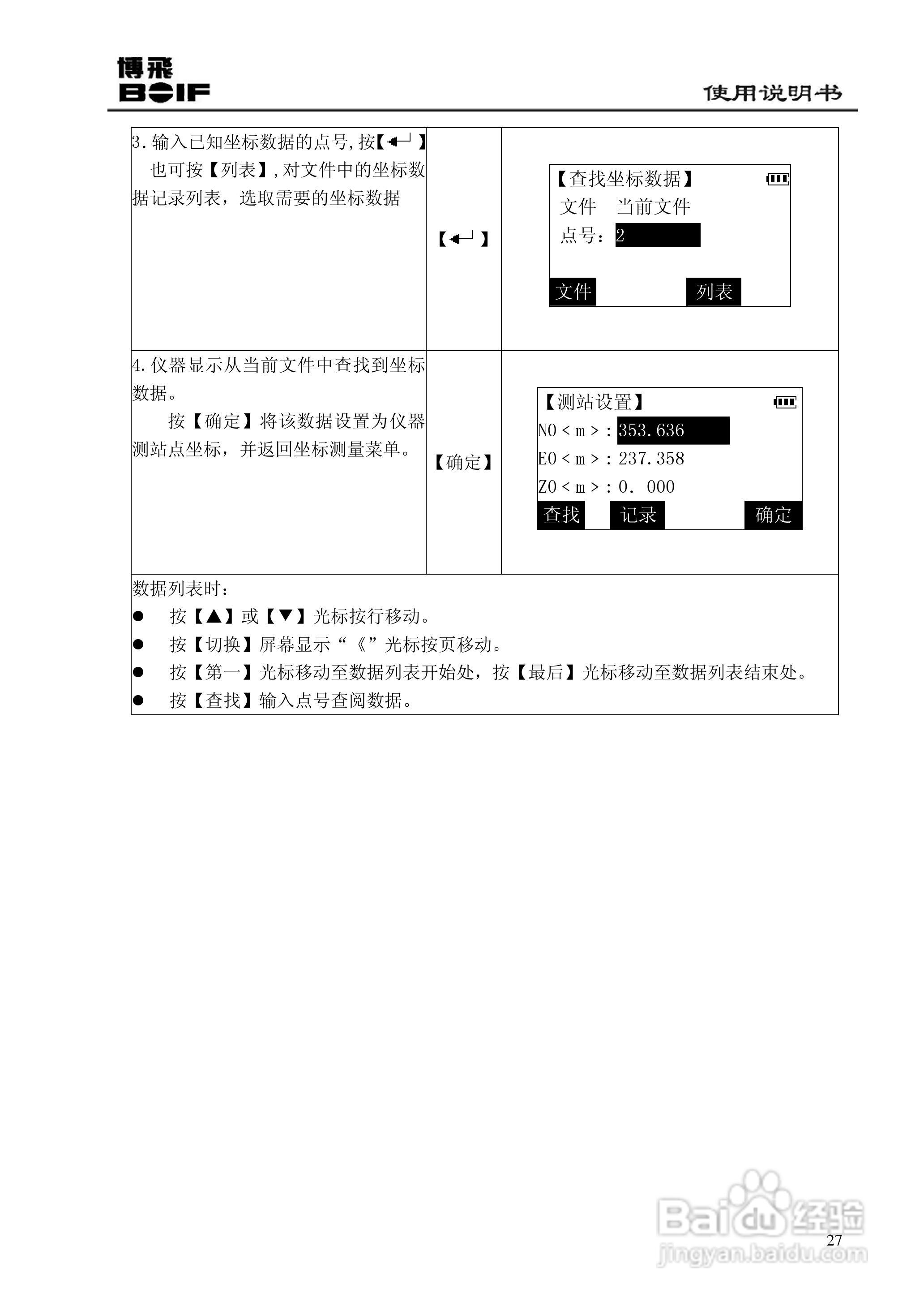 博飞BTS800系列全站仪说明书:[4]