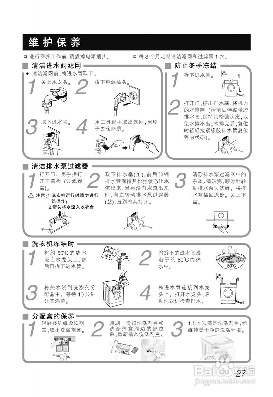 LG WD-F1495BDS洗衣机使用说明书:[3]