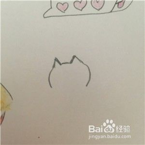 怎么画一只波浪条纹小猫？