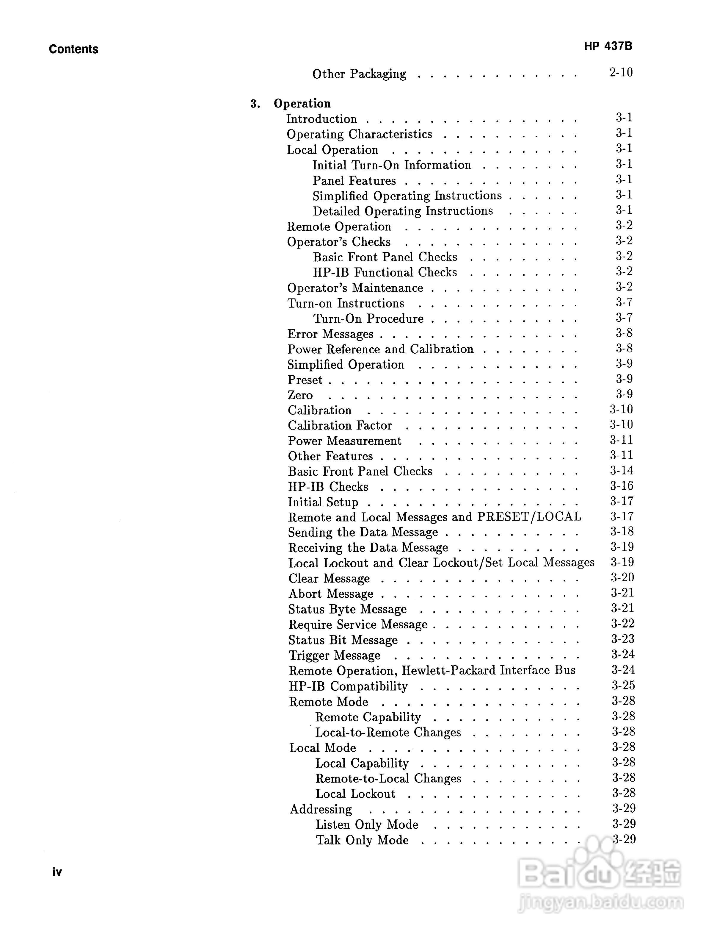 HP-437B功率计说明书:[1]