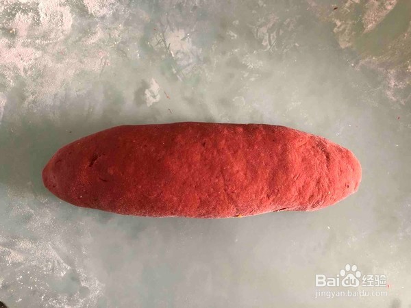 红豆肉松红糟软欧包的步骤