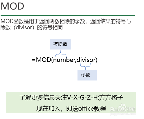 Excel如何利用mod函数判断数字奇偶性