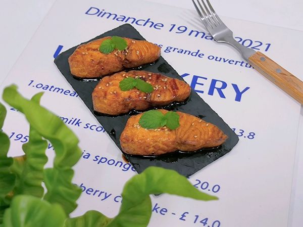 照烧挪威三文鱼