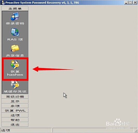 大白菜win2003PE通用密码查看器的使用教程