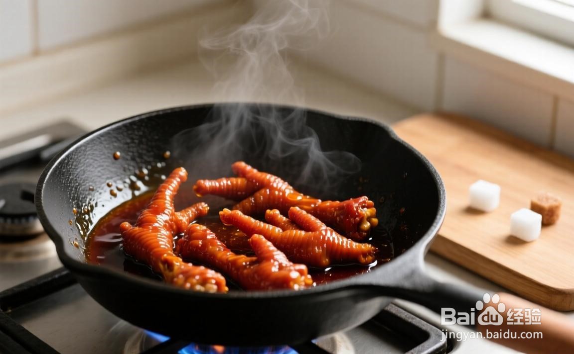 软糯脱骨香辣鸡爪（红烧版）