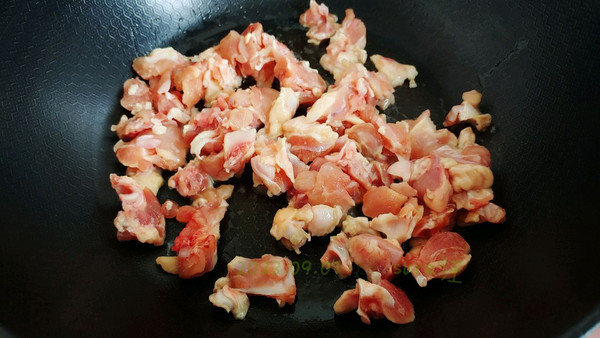 蒜辣酱肉苦瓜丁