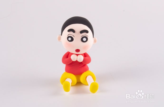 粘土蜡笔小新的制作方法