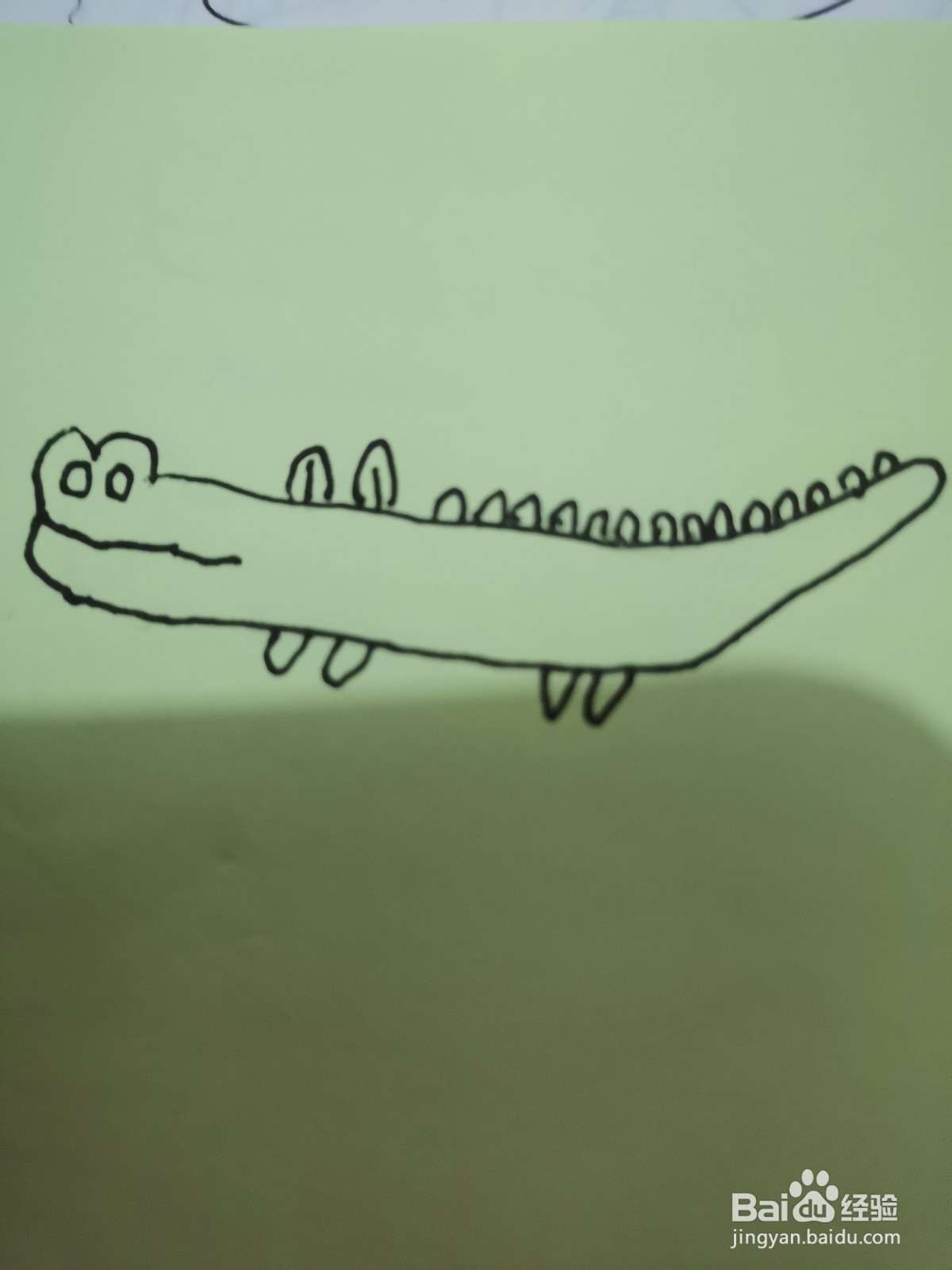 简笔画鳄鱼怎么画？