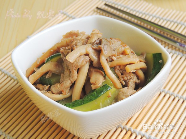 好吃好做有营养的平菇炒肉片的做法