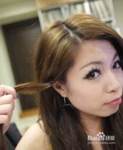 刘海怎么编辫子