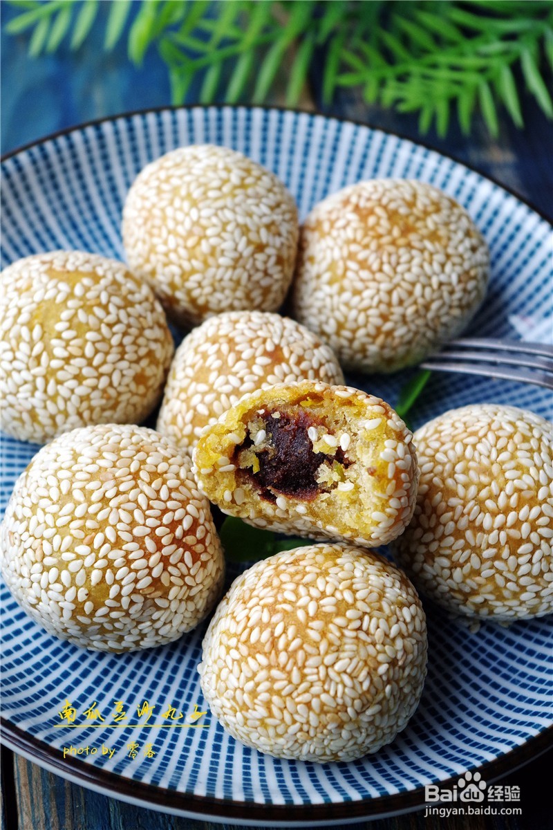 【做个健康的糯米控】南瓜豆沙丸子