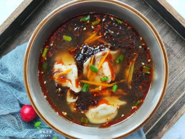 超快手紫菜汤饺子