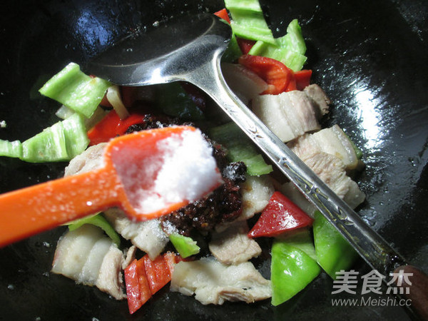 双椒回锅肉的做法