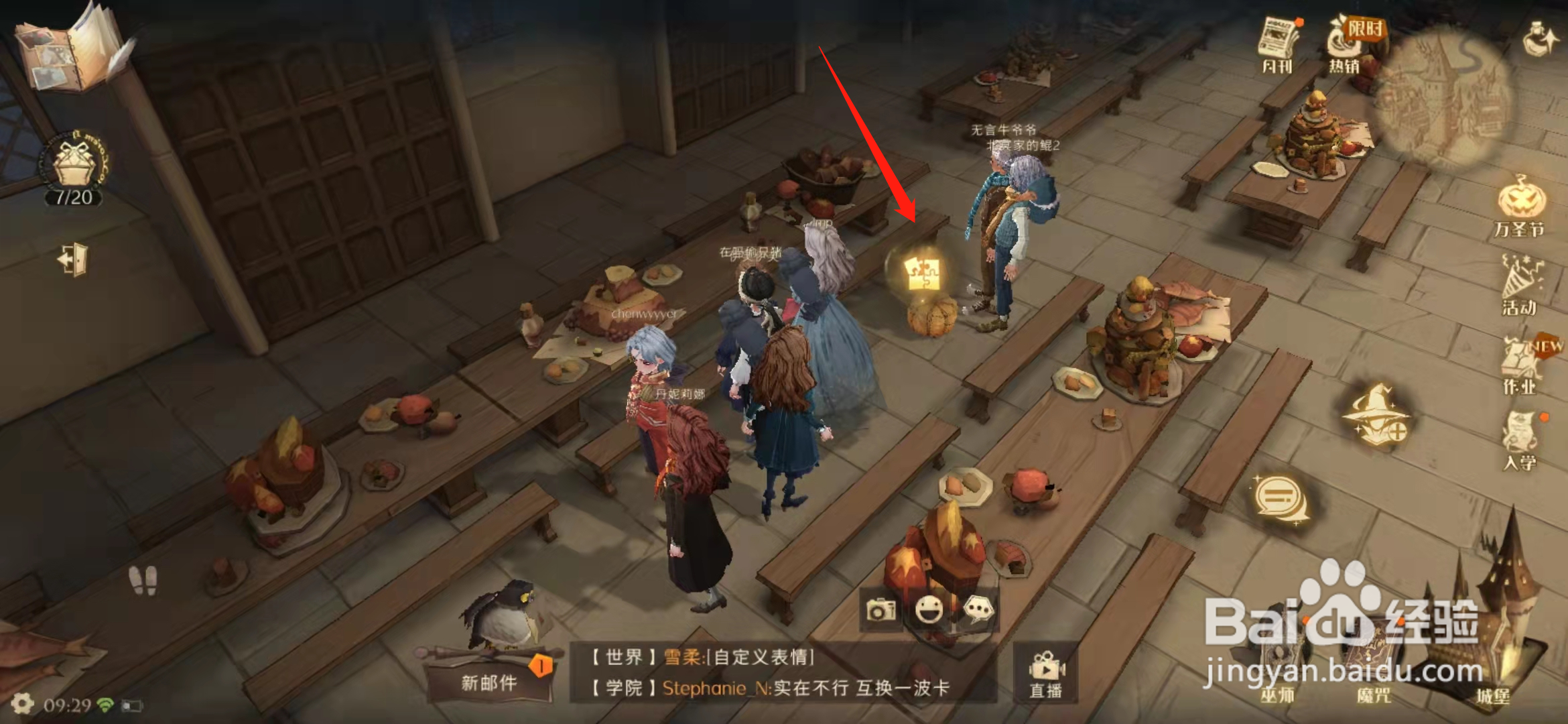 哈利波特魔法觉醒赫奇帕奇在魁地奇比赛拼图位置