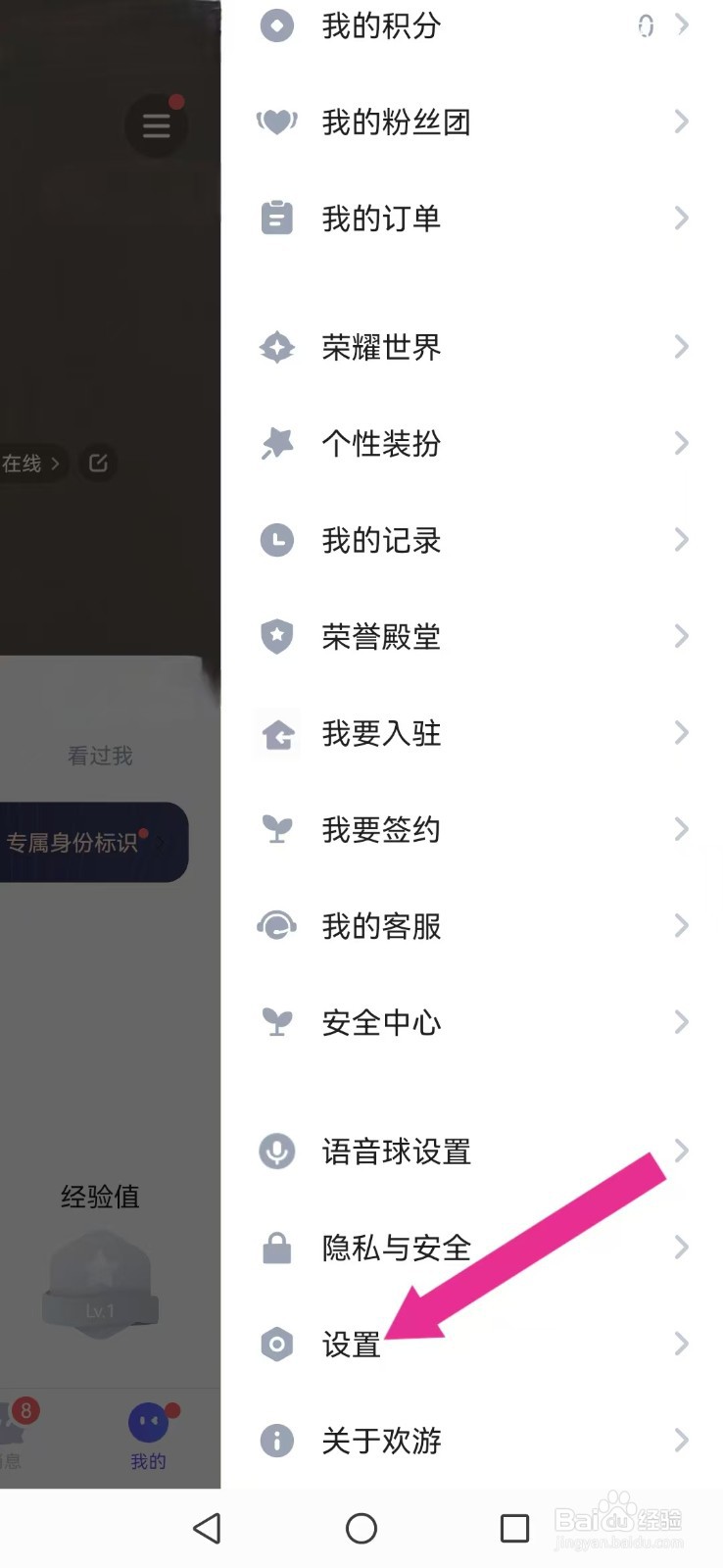 【欢游】怎么撤回系统我的好友私聊消息横幅提醒
