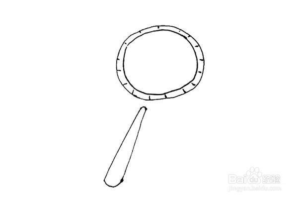 儿童轻松学画拨浪鼓
