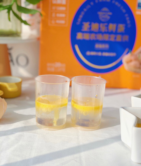 奶香蛋花水晶糕