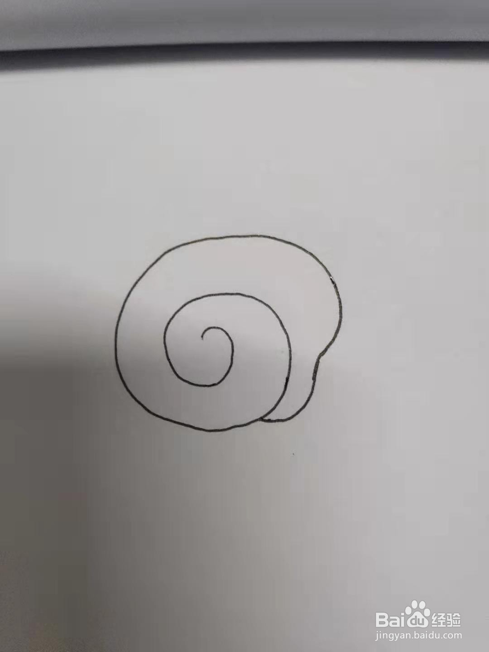 蜗牛的简笔画