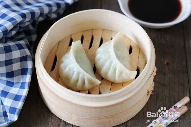 槐花蒸饺的做法