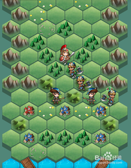 (legion war)军团战棋 人族 第三关 攻略