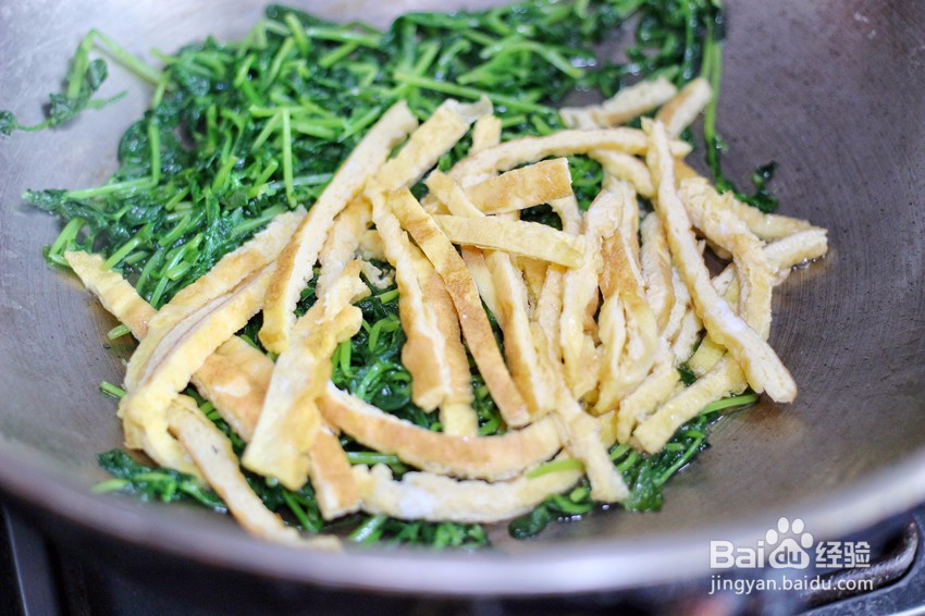 烧酒蛋丝豌豆苗怎么做