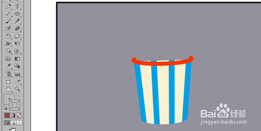 怎样在illustrator中绘制爆米花小图标