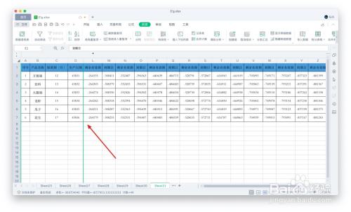 WPS如何折叠表格