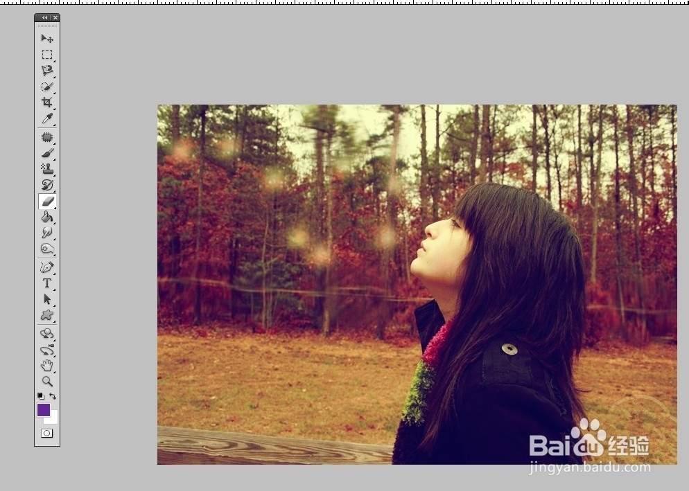 PS打造伤感梦幻的怀旧照片