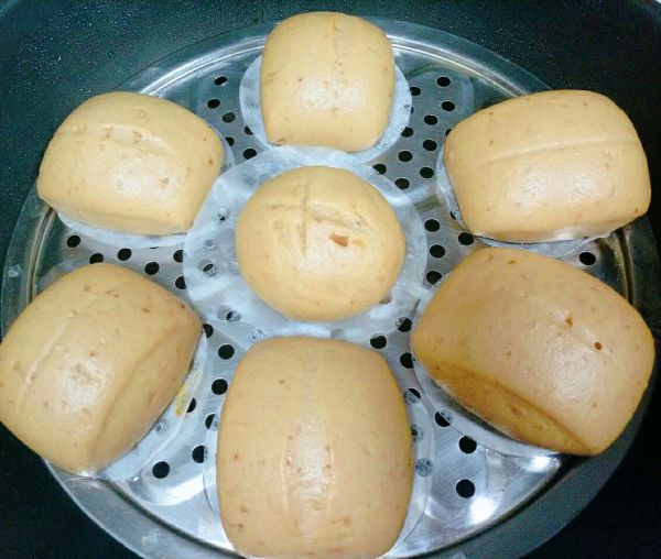 香甜红枣核桃红糖馒头