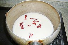 豆浆枸杞燕麦粥