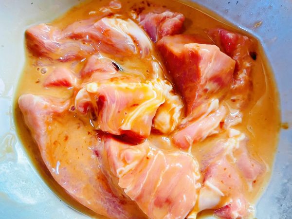 叉烧肉配薄饼减脂