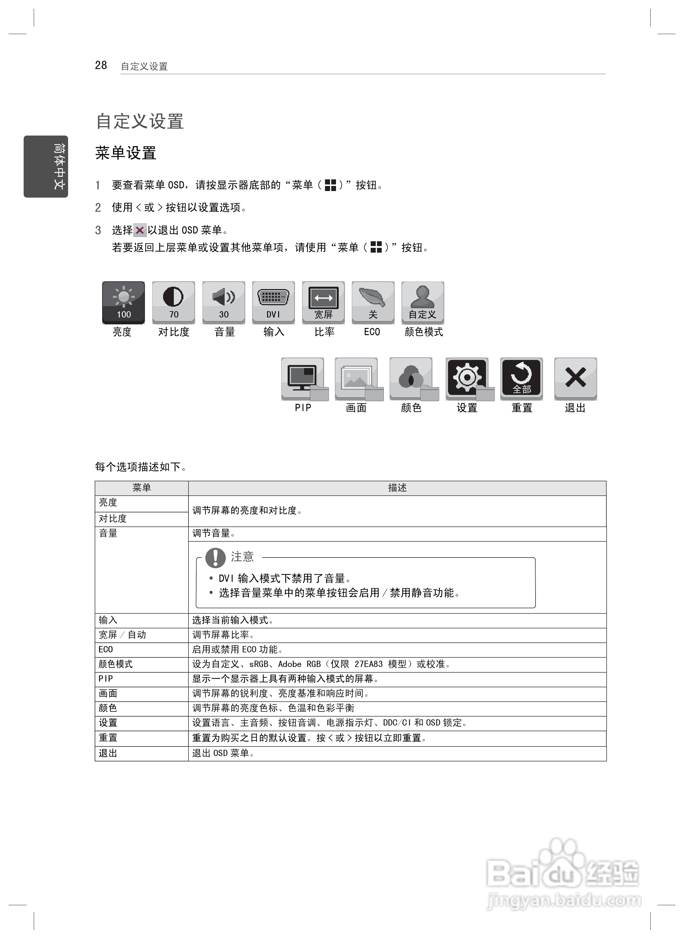 LG 27EA83R液晶显示器说明书:[3]