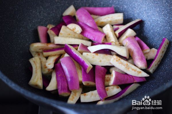 海虾肉片辣炒茄条