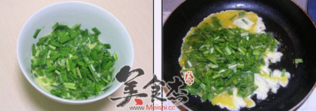 韭菜炒蛋的做法