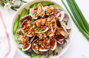 夏天必备的蒜蓉花甲