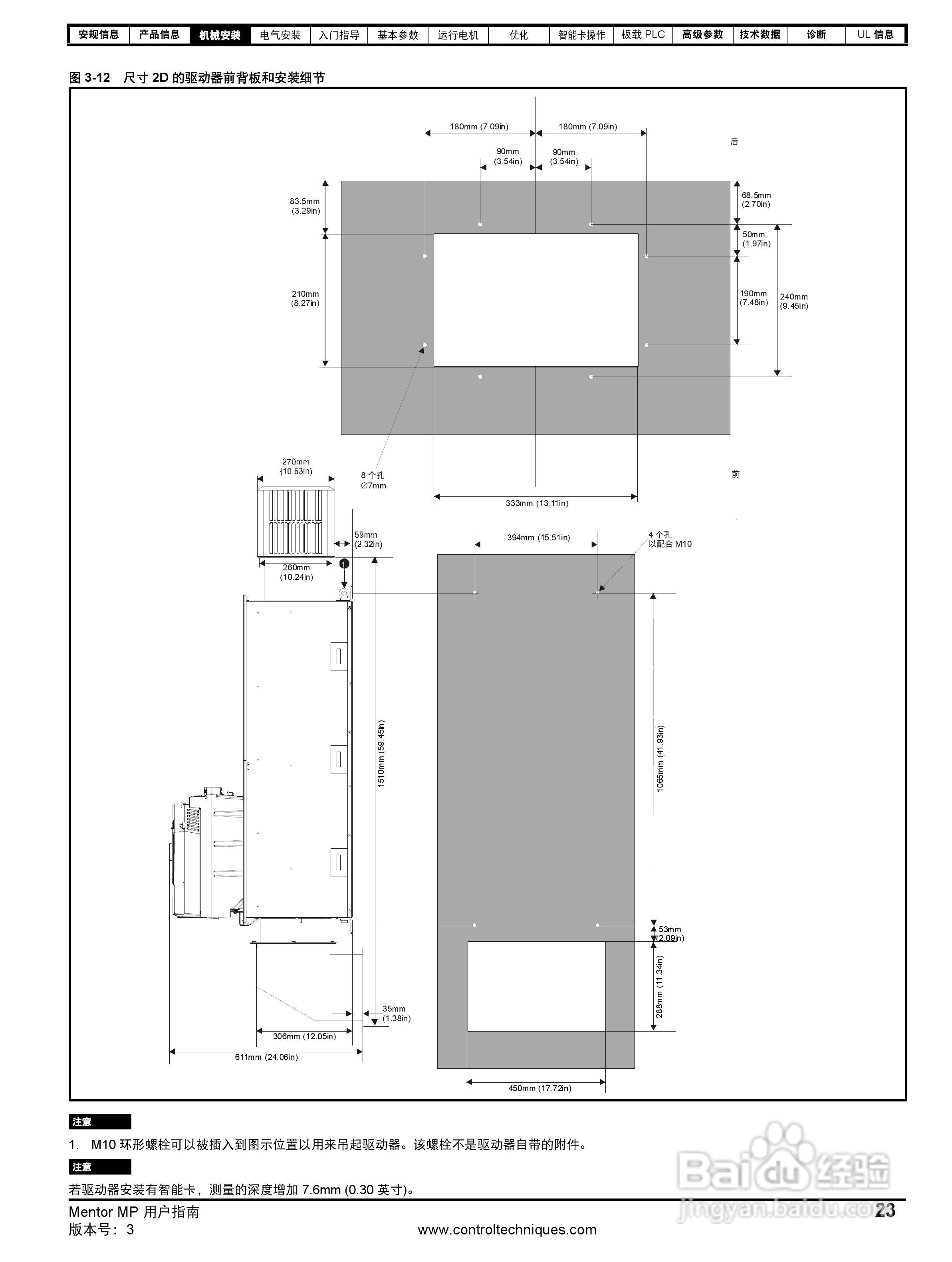 艾默生MP1850A4R直流驱动器中文手册:[3]