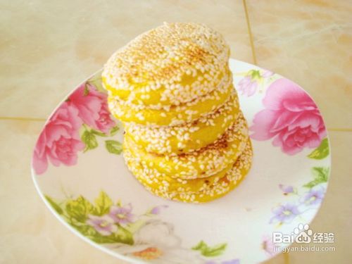 香甜软糯的芝麻香南瓜饼