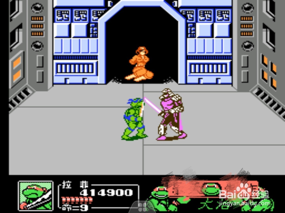 fc游戏忍者神龟2 所有boss攻略