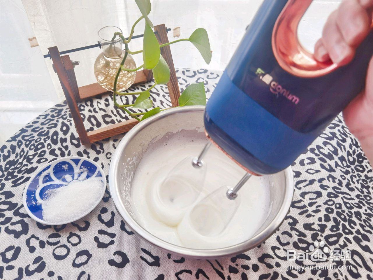 抹茶戚风蛋糕的做法