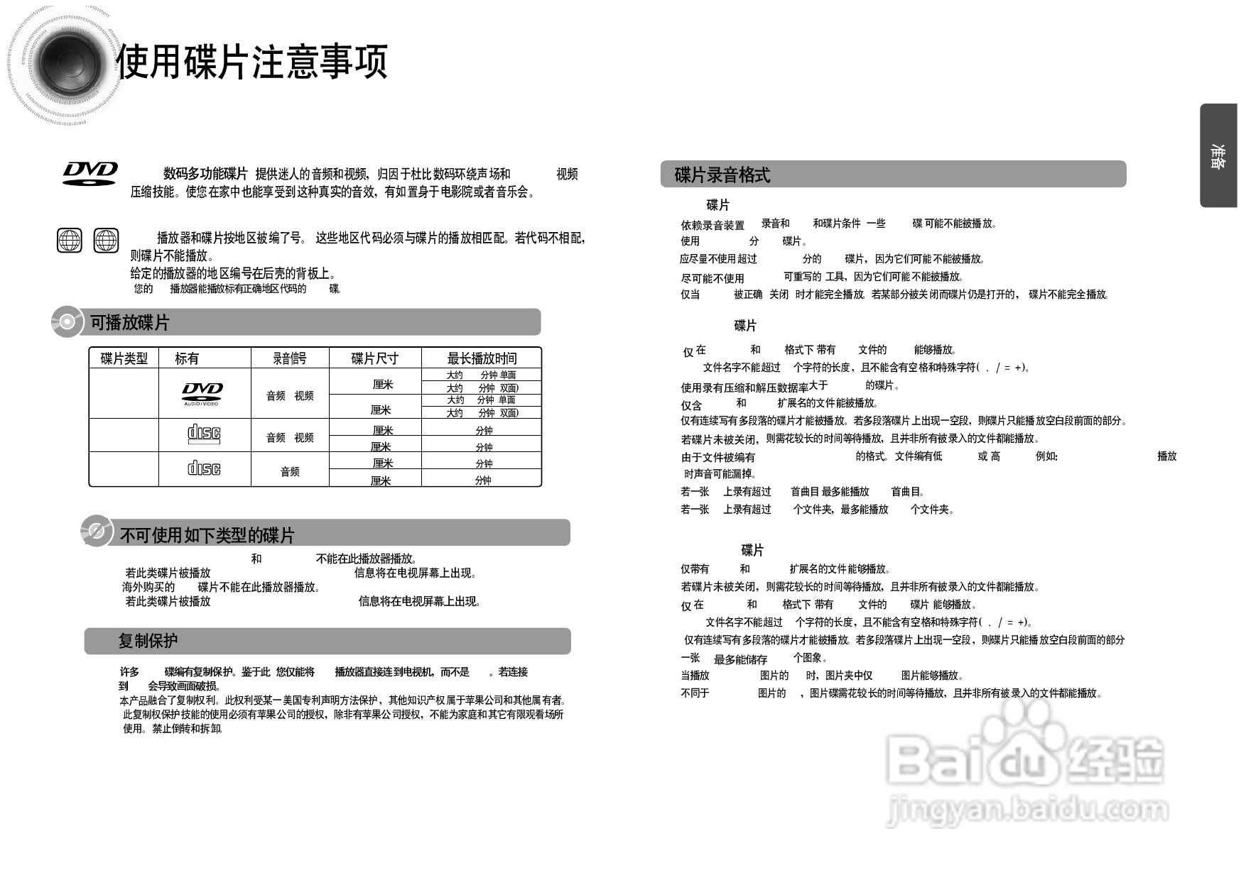 三星HT-DS960家庭影院使用说明书:[1]