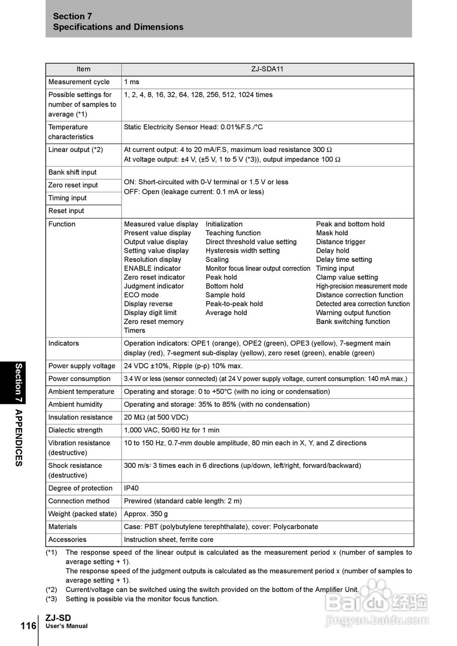 欧姆龙智能静电传感器ZJ-SD用户手册说明书:[13]