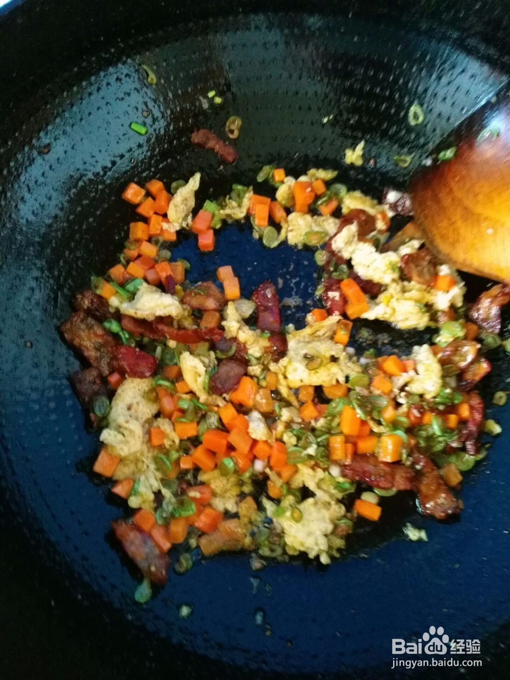 家常炒米饭的做法