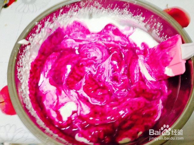 火龙果慕斯蛋糕的做法