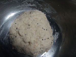 火龙果芝麻小排包