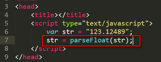 Javascript教程第八课 parseFloat()函数的使用