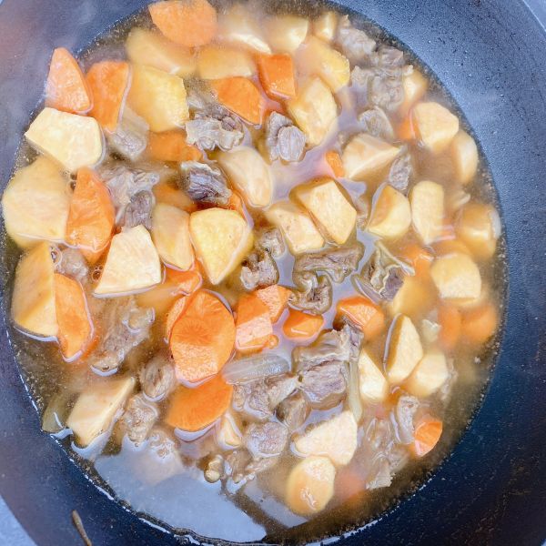 红薯版咖喱牛肉饭