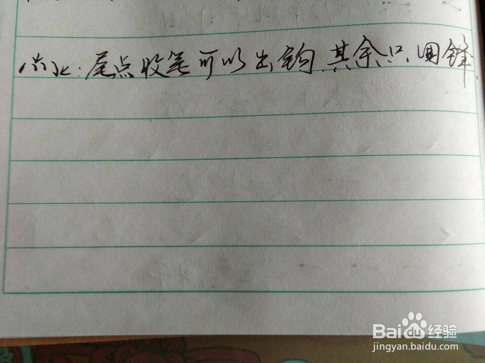 偏旁部首——四点底怎么写