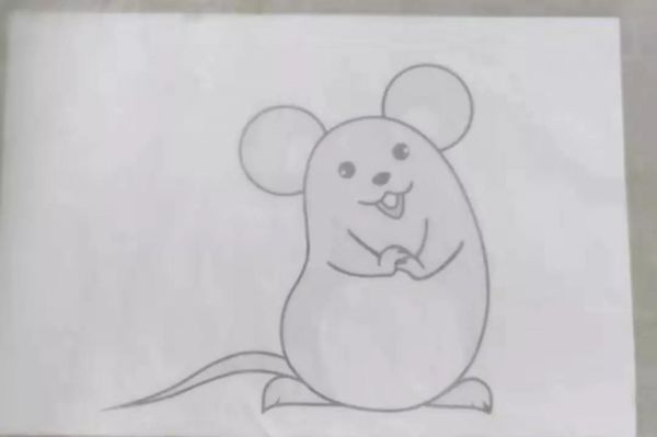 小福鼠彩绘蛋糕卷